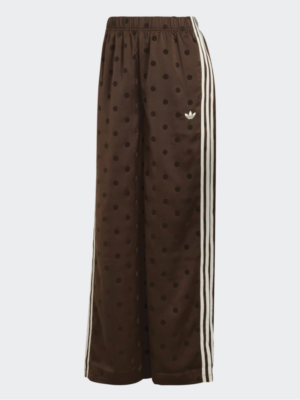 NWT Adidas Originals Polka Dots Satin Track Pants in Auburn
